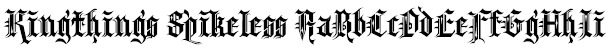 Kingthings Spikeless Font